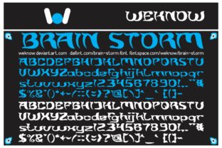 Brain Storm: A Font That Elevates Branding with Elegance and Mystery