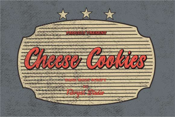 Cheese Cookies: A Vintage Font for Timeless Branding