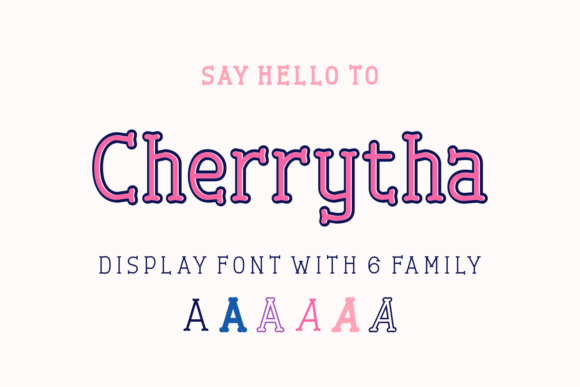 Cherrytha: A Display Font That Elevates Branding with a Playful Touch