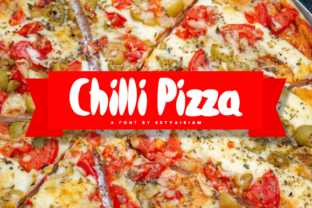 Chilli Pizza: A Spicy Display Font for Creative Crafters
