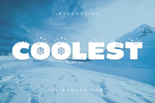 Coolest: The Winter-Themed Display Font That Elevates Your Brand