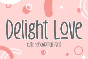 Delight Love: A Display Font for Creative Web Design