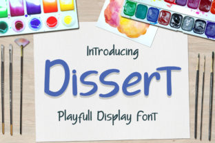 Dissert: A Playful Font for Creative Branding