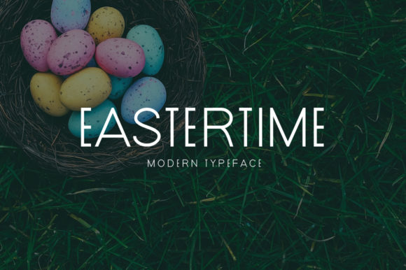 Eastertime: A Display Font for Editorial Elegance and Visual Impact