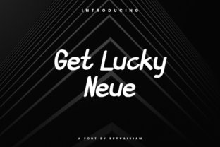 Get Lucky Neue: A Bold Display Font for Standout Web Design