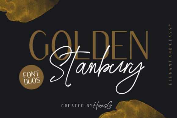 Golden Stanbury: A Display Font That Elevates Every Handmade Project