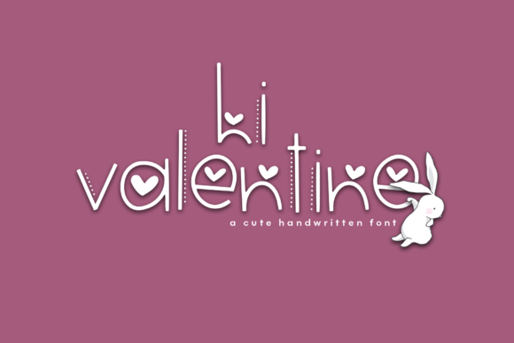Hi Valentine: The Perfect Font for Romantic Branding and Creative Business Materials