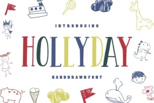 Hollyday: The Playful Display Font That Elevates Your Brand