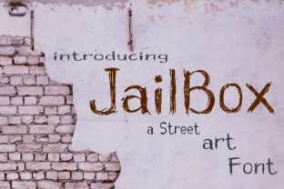 JailBox: A Raw Display Font for Bold Campaigns