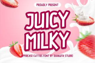 Juicy Milky: A Display Font for Creative Campaigns