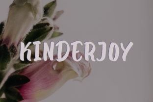 Kinderjoy: A Playful Display Font for Kids and Beyond