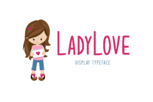 Ladylove: A Romantic Display Font for Web Design and Branding