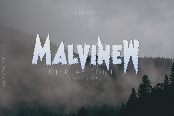 Malvinew 2.00: A Display Font for Impactful Web Design