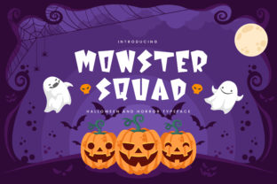 Monster Squad: A Playful Display Font for Creative Crafters
