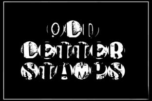 Old Letter Stamps: A Timeless Display Font for Retro Branding