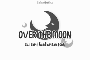 Over the Moon: A Display Font That Brings Magic to Every Project