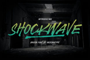 Shockwave - Brush for Editorial Design and Creative Typography
