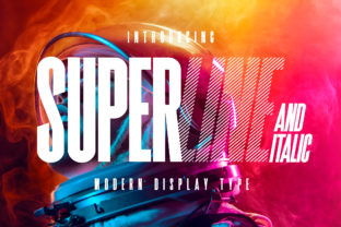 SuperLine: A Modern Display Font That Elevates Every Design