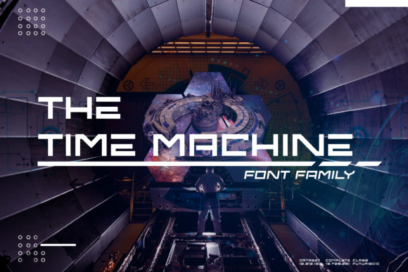 Time Machine: A Futuristic Font for Creative Designers