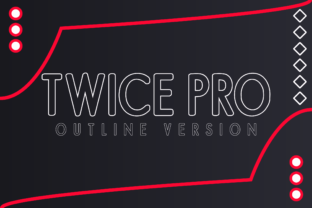 Twice Pro Outline: A Font That Elevates Branding with Elegance