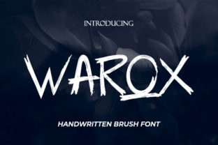 Warox: A Raw Display Font for Bold Design
