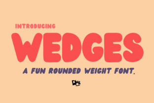 Wedges: A Playful Display Font for Editorial Design